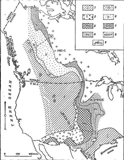 Палеогеологическая карта 