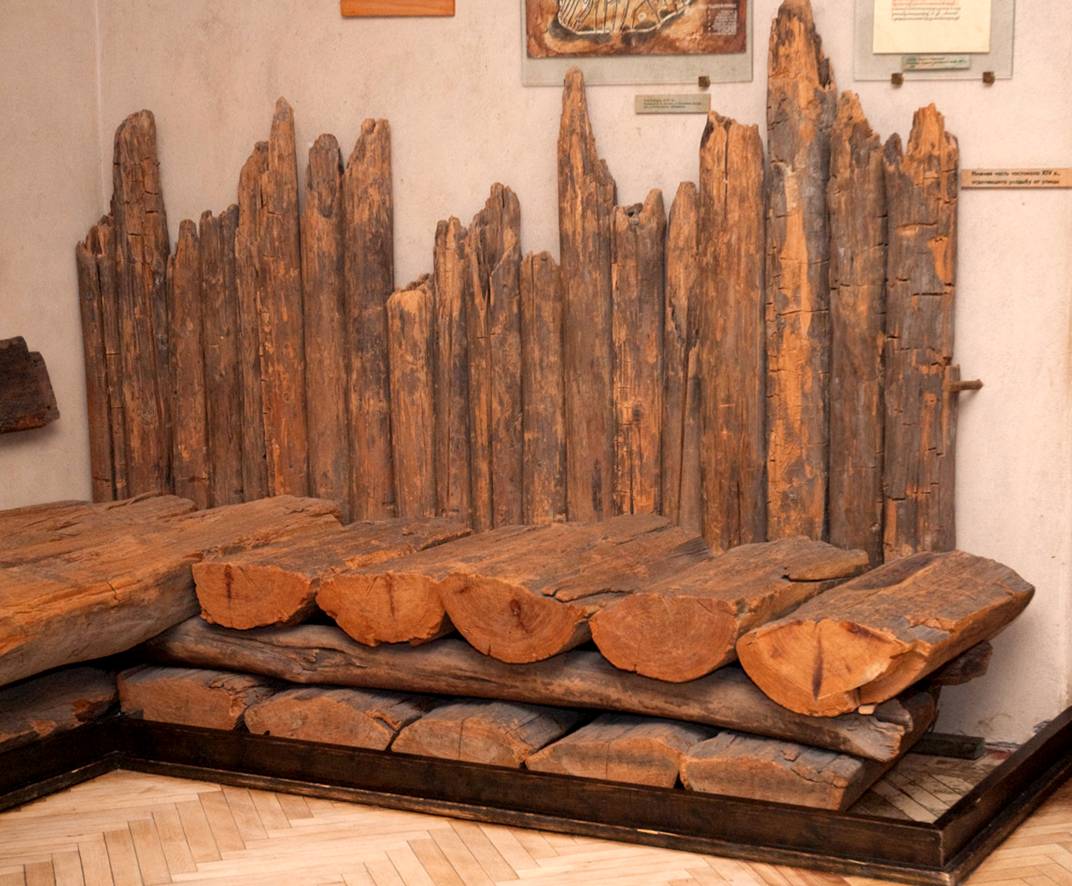 древесина из раскопок