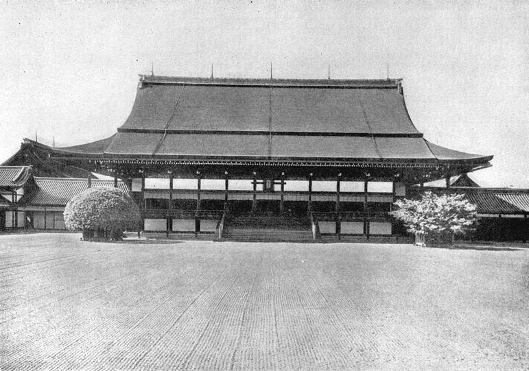 Здание церемоний  Сисиндэн  Императорского дворца в Киото
