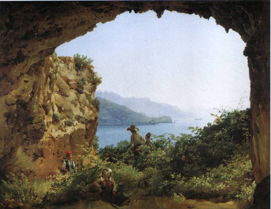 картина Щедрина Грот Матроманио на острове Капри
