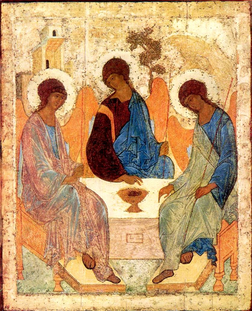 икона Андрея Рублева Троица