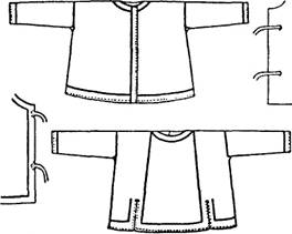 Образец скифской мужской куртки
