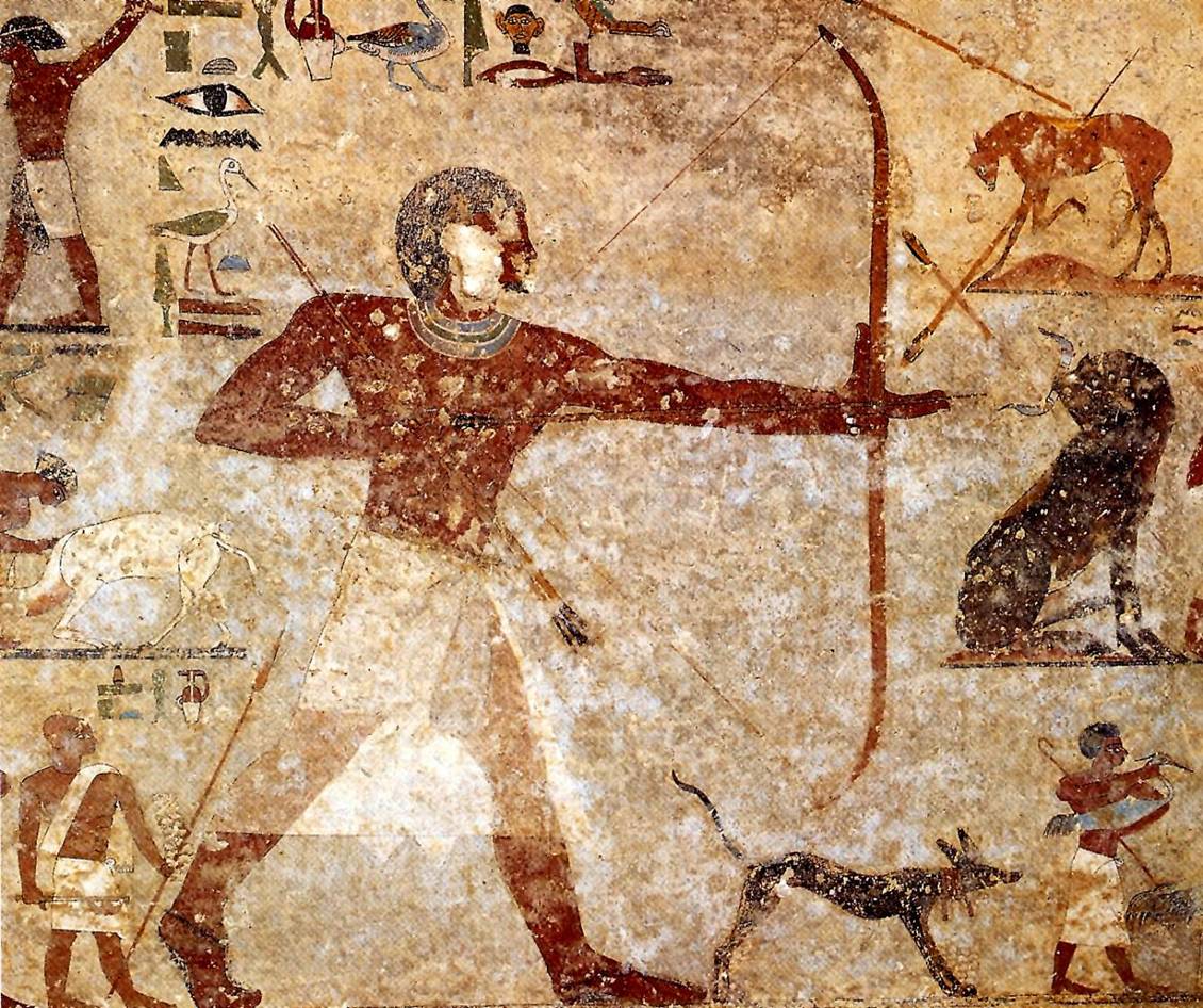 Фрагмент стены гробницы Хнумхотепа 2