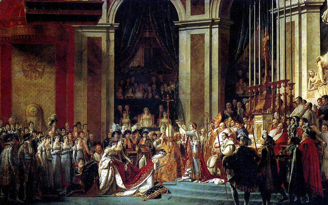 картина Посвящение Наполеона в императоры