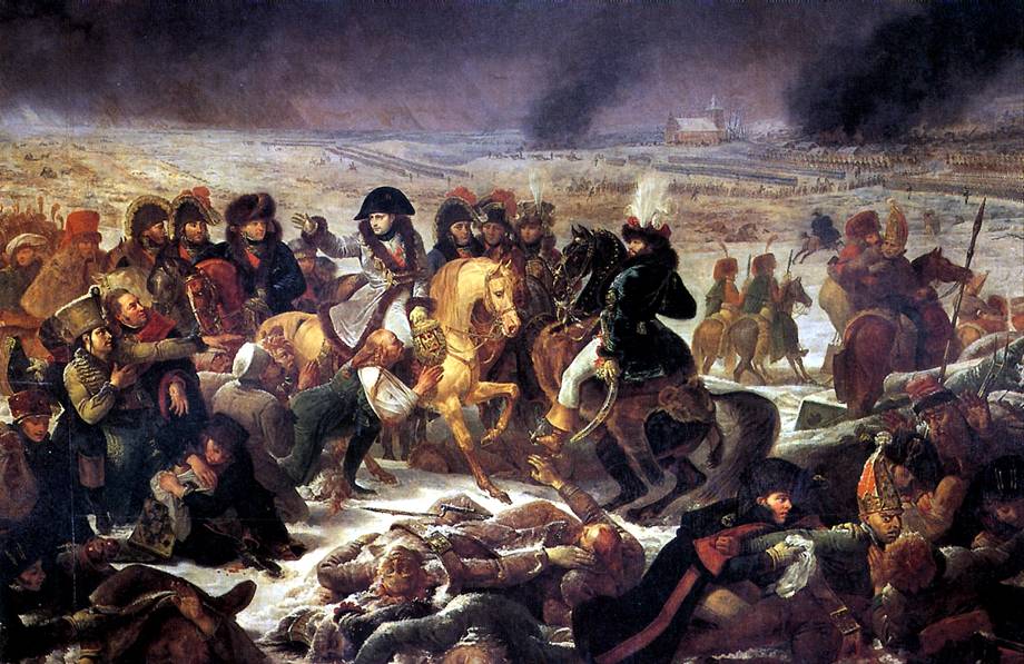 Наполеон в битве под Эйлау