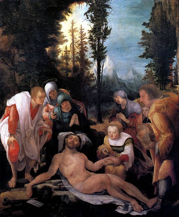 ХУБЕР ВОЛЬФ Оплакивание Христа,  1524
