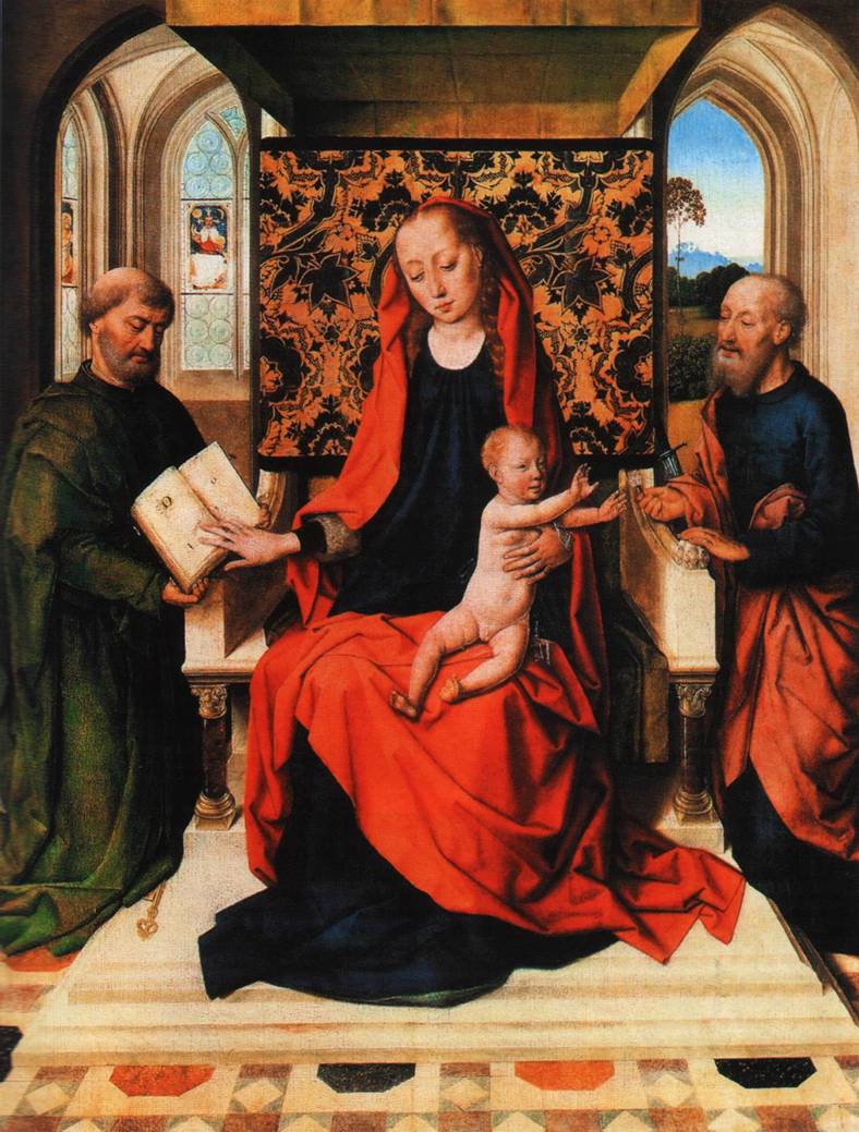 Мадонна с младенцем на троне со Святыми Петром и Павлом