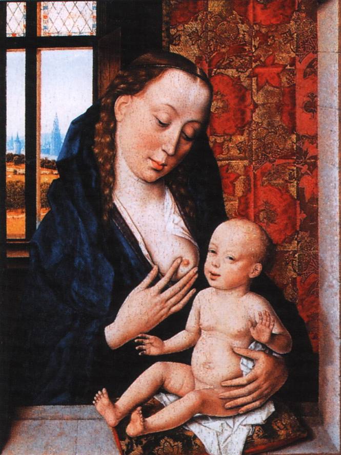 Мадонна кормящая Младенца