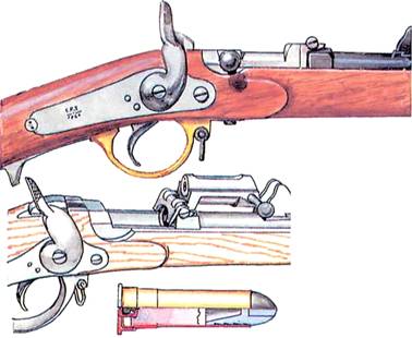 Русская переделочная шестилинейная винтовка Баранова образца 1869 года