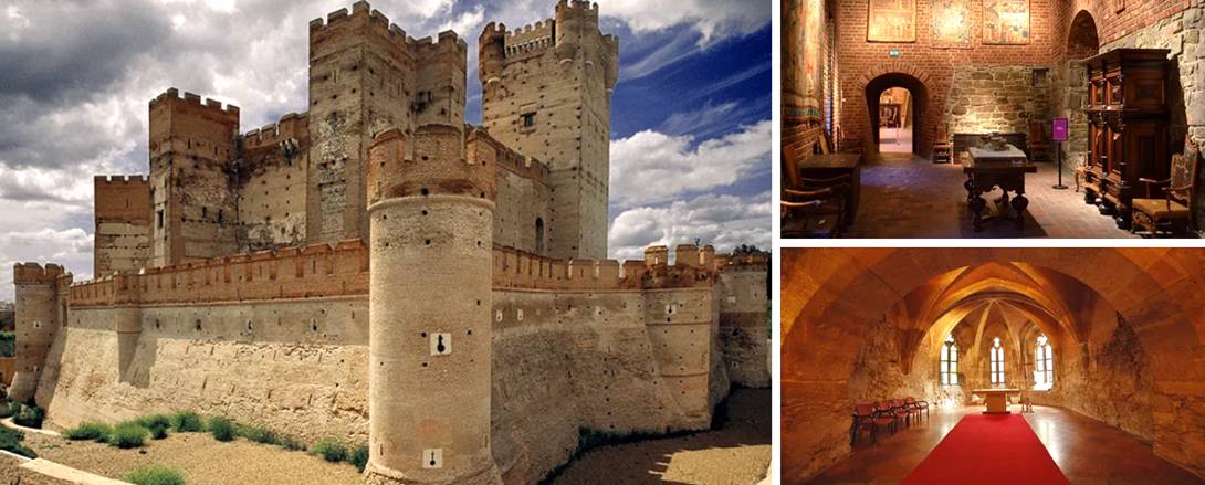 Башни и коридоры средневекового замка