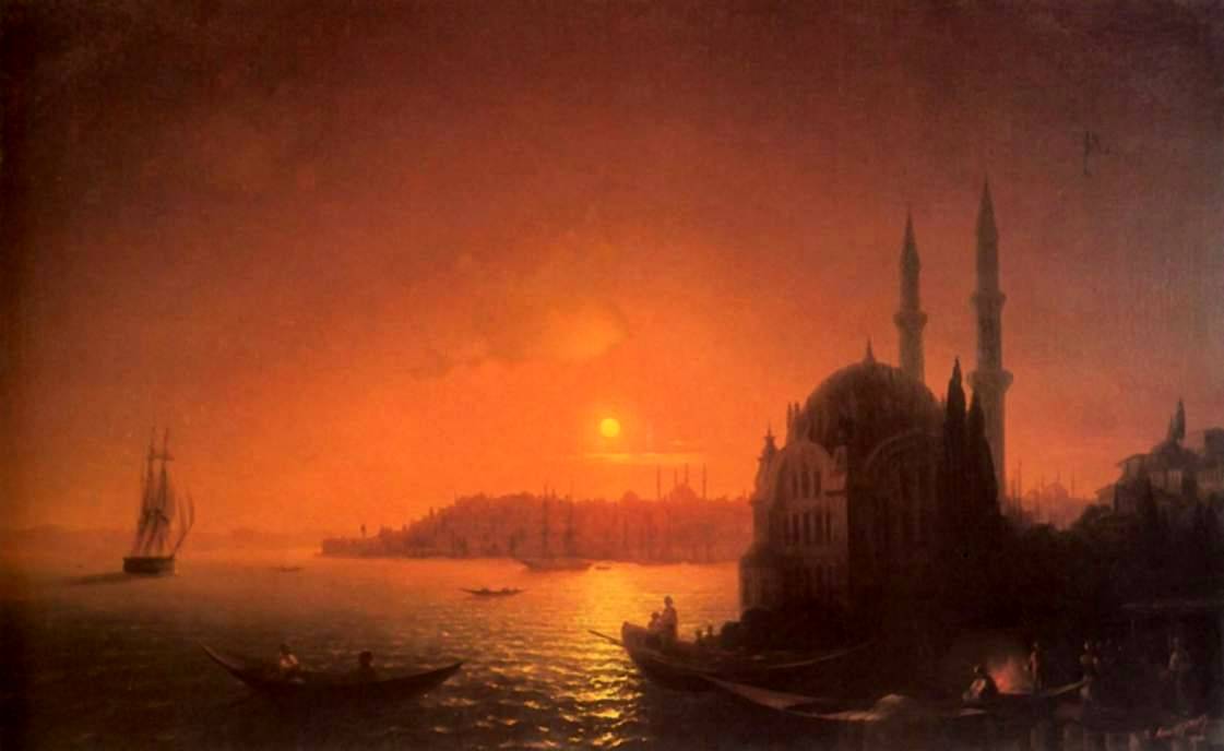 Константинополь при луне